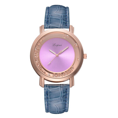 

Luxury Watches Women Fashion Delicate Rose Color Dial Ladies Leather High Quality Quartz Wristwatch Clock Zegarki Damskie