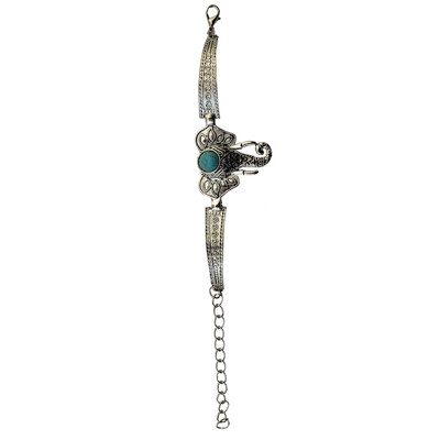 

Bohemia Fashion Retro Style Variety Turquoise Owl Elephant Bracelet
