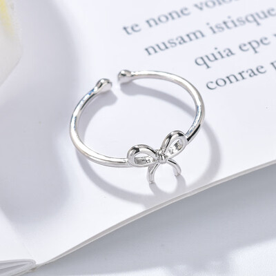 

Simple Unisex Rings Bow-knot Olive Tree Branch Leaf Open Ring For Women Girl Wedding Ring Adjustable Knuckle Finger Jewelry Xmas