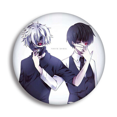 

Japan Anime Tokyo Ghoul Album Brooch Pin Badge Accessories for Clothes Hat Backpack Decoration Men Women Boy Girl