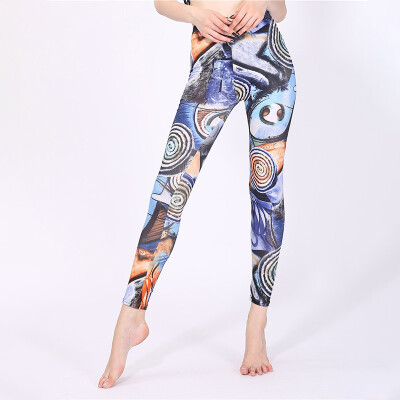 

3D Graphic Printed Women Leggings Ladies Yoga Pants Fitness Gym Jogging Trousers