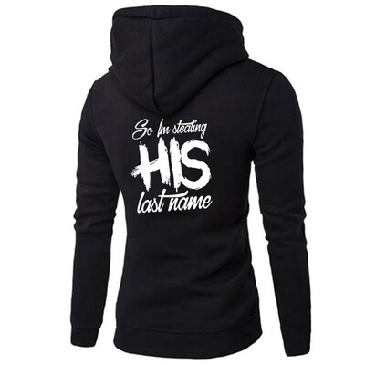 

Fashion Women And Men Couple Hoodies Letter Printed Sweatshirt The Lovers Matching Pullover Tops Couple Hooded