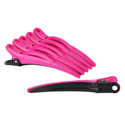

Gobestart 6 Pcs Practical Plastic Prong Alligator Teeth Bows Hair Clips New