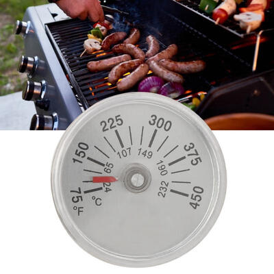 

Greensen 75450℉ Barbecue BBQ Smoker Grill Thermometer Temperature Gauge Analog Dial Double Scale