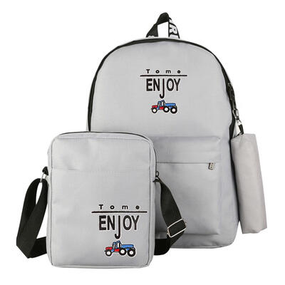 

3pcsSet Rucksack Women Nylon Simple Print Travel Shoulder Bags Backpacks