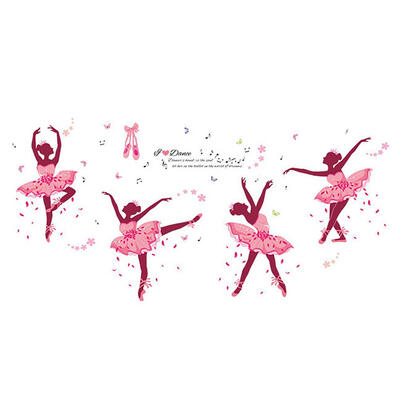 

Girl PVC Waterproof Removable Wall Stickers Living Room Background Decals