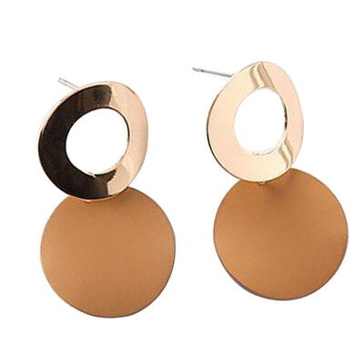 

Party Womens Simple Hollow Out Round Drop Dangle Stud Earrings Jewelry Gift
