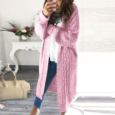 

2019 Womens Casual Knit Long Open Front Lightweight Pocket Cardigan Sweaters