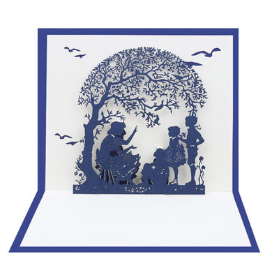 

Creative 3D Pop Up Tree Paper Greeting Card Teachers Mothers Day Birthday Gift