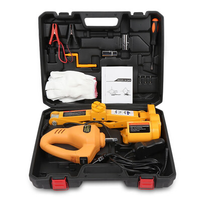 

12V Car Electric Hydraulic Floor Jack Lifting Set Impact Wrench Tool