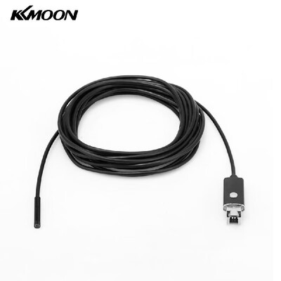 

KKmoon 8mm 5m 2 in 1 Mini USB Endoscope Borescope Inspection Camera for Android Phones PC