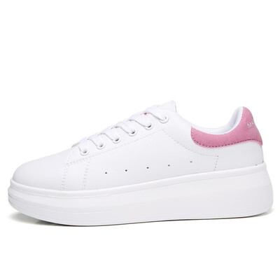

2018 Spring New Designer Wedges White Shoes Female Platform Sneakers Women Tenis Feminino Casual Female Shoes Woman