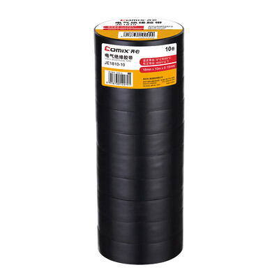 

Coix Comix Electrical Insulation Tape Flame Retardant Electrical PVC High Temperature Black JE1810-10
