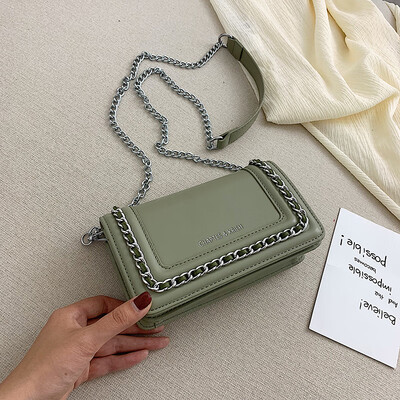

Summer high-end French small small bag female bag 2019 small fresh texture fashion wild chain small square bag