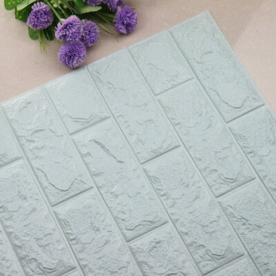 

Gobestart DIY 3D Brick PE Foam Wallpaper Panels Room Decal Stone Decoration Embossed