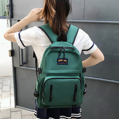 

Hyun-a Kim schoolbag Korean Harajuku ulzzang high school campus ins wind simple large capacity junior high school backpack female