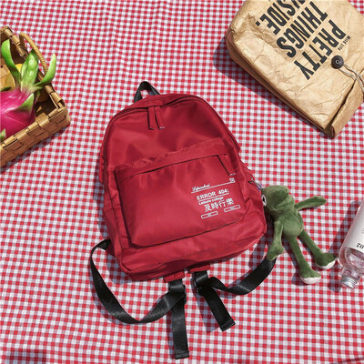 

The Latest Edition of Korean Senior High School Baitao ins Super Hot Backpack Campus