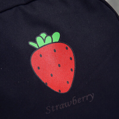 

Tailored Fashion Lovers Fruit Strawberry Backpack Girl Schoolbag Shoulder Bag BK