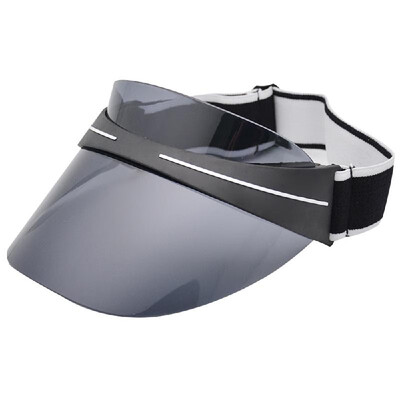 

Plastic Clear Sun Visor Hat Outdoor Sports Beach Travel Golfing Visor Hat Cap