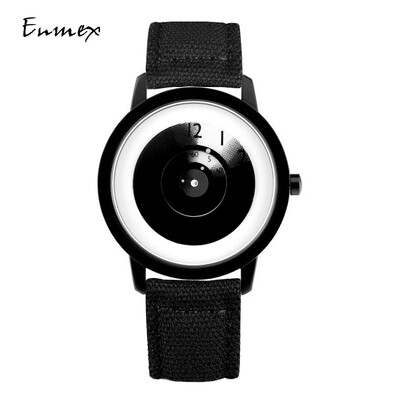 

Enmex Cool Watch Contrast Color Focus Creative Design Colorful Milan Steel Strip Watch
