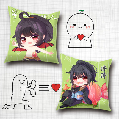 

redCherry Anime Characters Cartoon Square Throw Pillow Case Cushion Cover Double Sided 177 inch