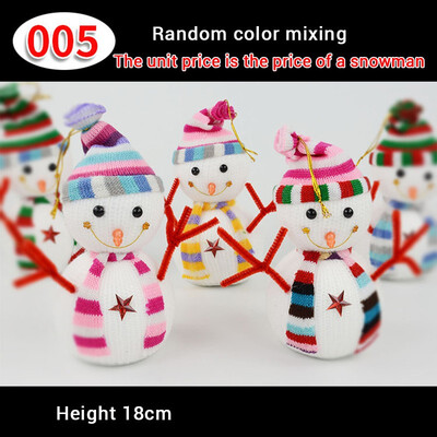 

FUNNYBUNNY 1PC Christmas Decoration Snowman Doll Little Doll Gift Pendant Christmas Decoration Child Gift Christmas Ornaments