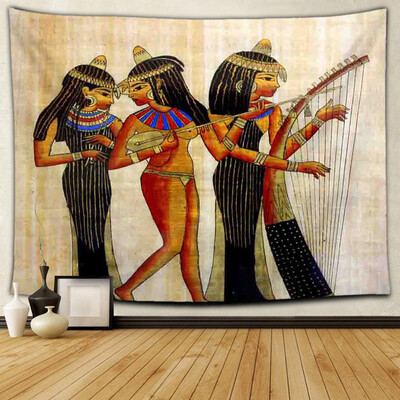 

Toponeto Fashion Tapestry Pattern Fresh Style Egypt Decorative Tapestry Home Decor