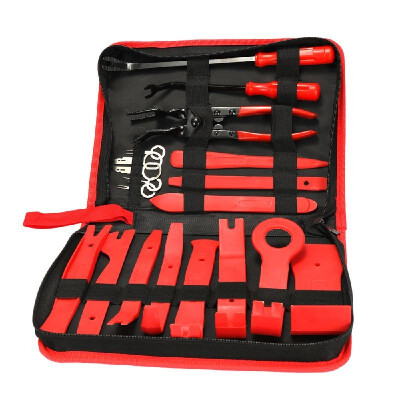 

19pcs Auto Car Audio Radio Interior Door Panel DIY Plasti c Demolition Installation Pry Tool Repairing Hand Tools Kit Screwdriver