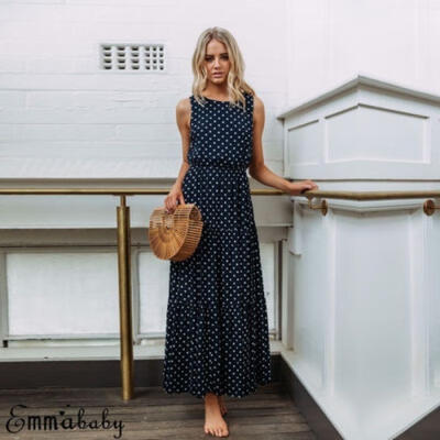

US Sexy Women Summer Boho Casual Long Maxi Evening Party Cocktail Dress