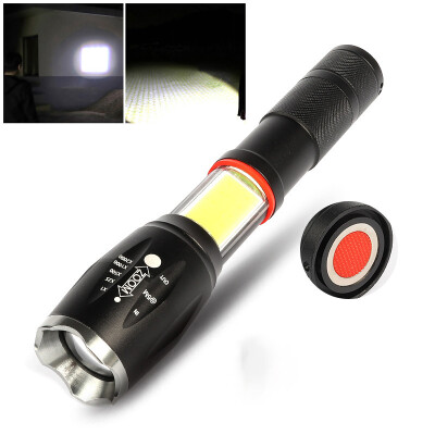 

Outdoor Work Light LED Flashlight Beam Telescopic Focusing Night Camping Hiking