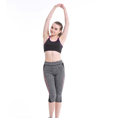 

Tailored Womens Sports Slim Cropped Pants Tight Leggings Yoga Pants