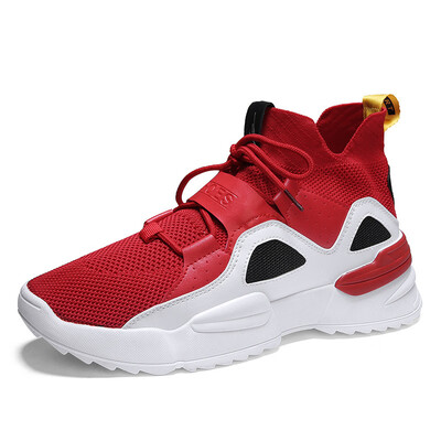 

Four flying woven shoes mens shoes mesh breathable shoes sports shoes tide shoes in the shoes movement