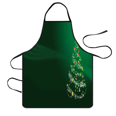 

Tailored Christmas Decoration Waterproof Apron Kitchen Aprons Dinner Party Apron