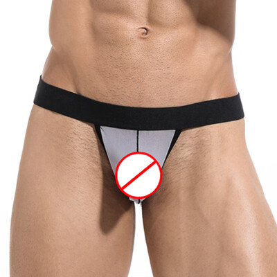 

Men Sexy Underpants Briefs T Back Bikini Low Rise Jockstrap G String Underwear