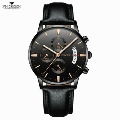 

Fashion Mens Stainless Steel Luxury Military Army Analog Quartz Wrist Watch