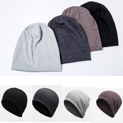 

Men Cotton Winter Slouch Skull Oversize Long Beanie Women Baggy Cap Ski Hat