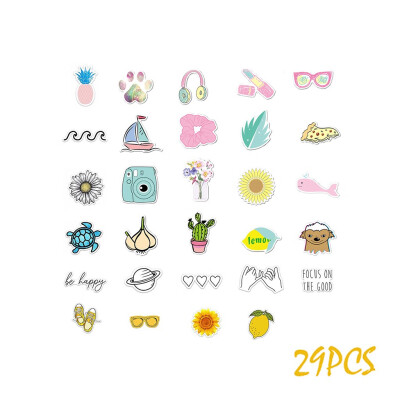 

〖Follure〗Stickers 29-Pack Cute Waterproof Trendy Stickers Extra Durable 100 Vinyl