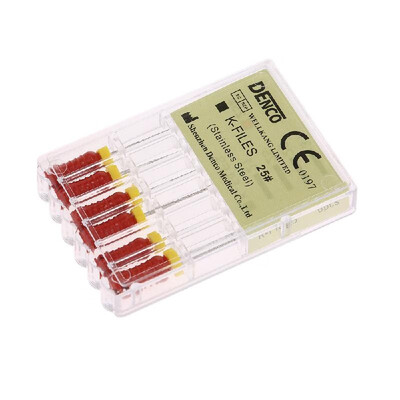 

6PCS K-type File Endodontic Root Canal Manual K-Files Stainless Steel Dentist Tools Teeth Care Product