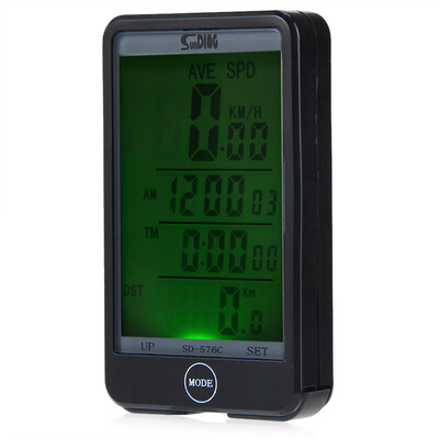 

SD - 576C Waterproof Large Screen Mode Touch Wireless Bicycle Computer Odometer with LCD Backlight