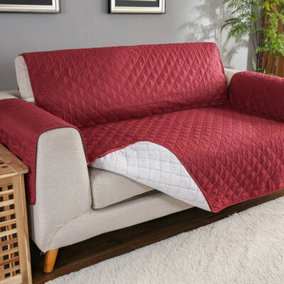 

Reversible Waterproof Sofa Chair Settee Slip Cover Furniture Pet Protector Throw