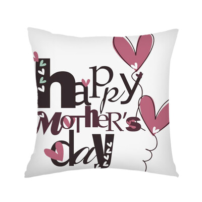 

〖Follure〗Super Soft Mothers Day Short Plush Pillowcase Sofa Pad Set Home Decoration