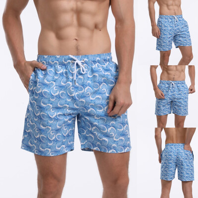 

Gobestart Fashion Mens Strapped Hawaiian Beach Fit Sport Quick Dry Casual Shorts Pants