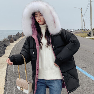 

Tailored Women Outerwear Faux Hooded Button Coat Long Solid Jackets Pocket Coats