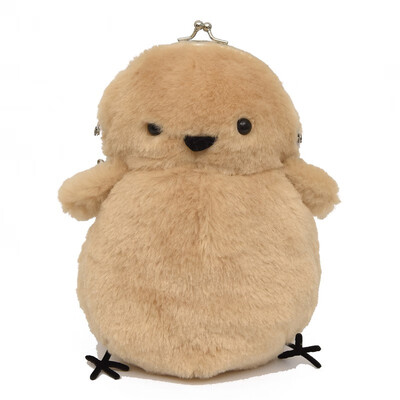 

2019 Lovely Chick Shaped Messenger BagFor Children Fur Plush Mini Artificial Fur Handbags Cross Body Comfortable Girl Bag