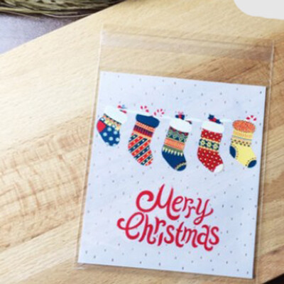

Siaonvr Merry Candy Gift Bags Christmas Xmas Santa Cookies Fast