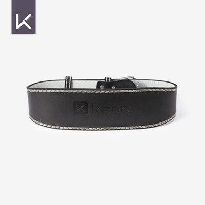 

Keep leather strength belt squat weightlifting sports protective gear training waist black  code