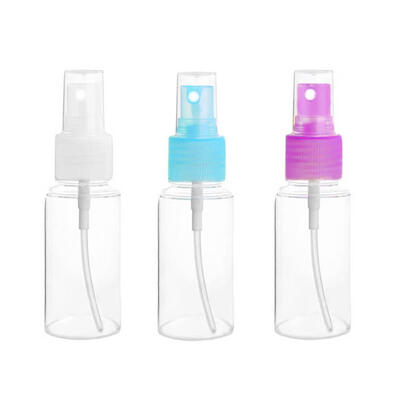 

3050100ml Clear Perfume Refillable Travel Lotion Liquid Spray Pump Bottle