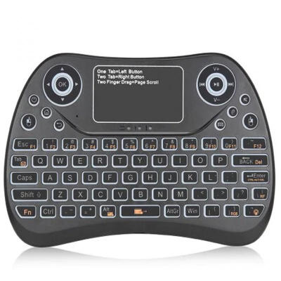 

Mini Wireless Keyboard with Touchpad Rechargeable Fly Air Mouse 24GHz Smart Game Backlit Keyboard for Android Computer TV PC