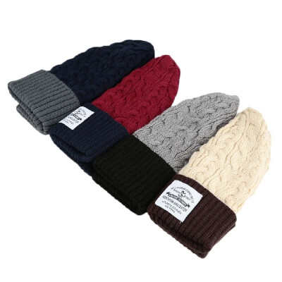 

New Fashion Unisex Women Men Knitted Beanie Hat Warm Hip-Hop Cap Turtleneck Cap