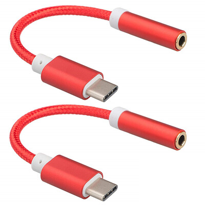 

2 Pack USB C to 35 mm Headphone Jack Adapter Type C 31 Male to 35mm Female